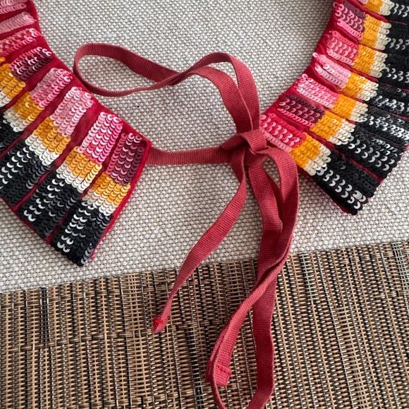 Rachel Antonoff beaded lipstick Collar - Picture 4 of 10